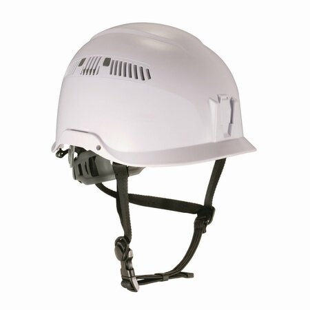 ERGODYNE Skullerz 8977 Class C Safety Helmet with Adjustable Venting, 6-Point Rachet Suspension, White 60264